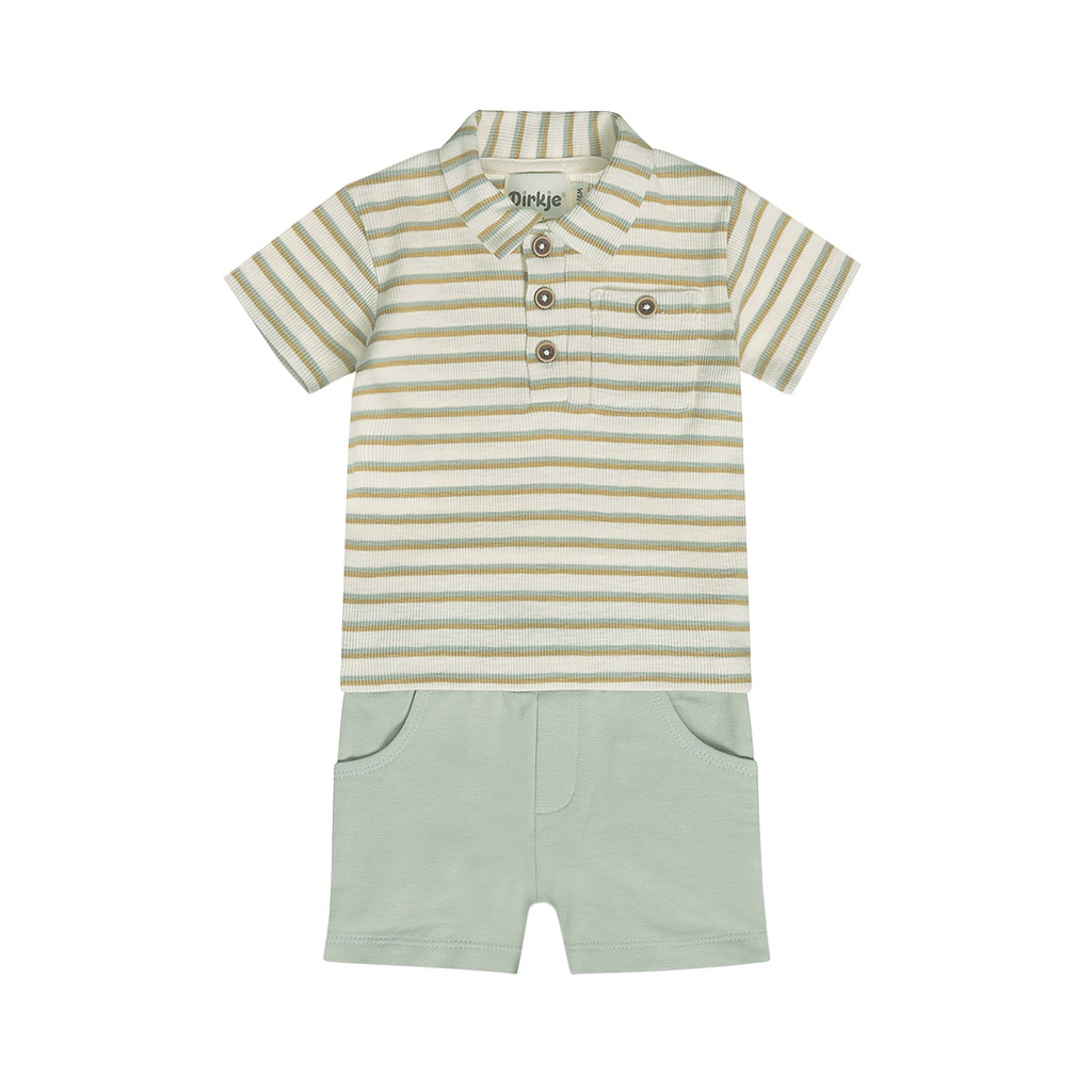 Dirkje | Outfit Boys Santa Monica Soft Sage 2-delig