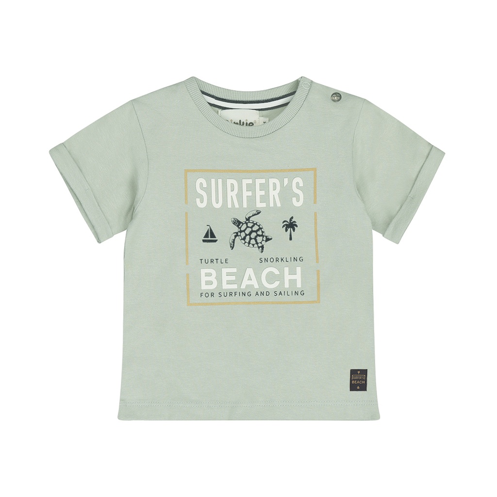 Dirkje | T-shirt Boys Santa Monica Soft Sage 