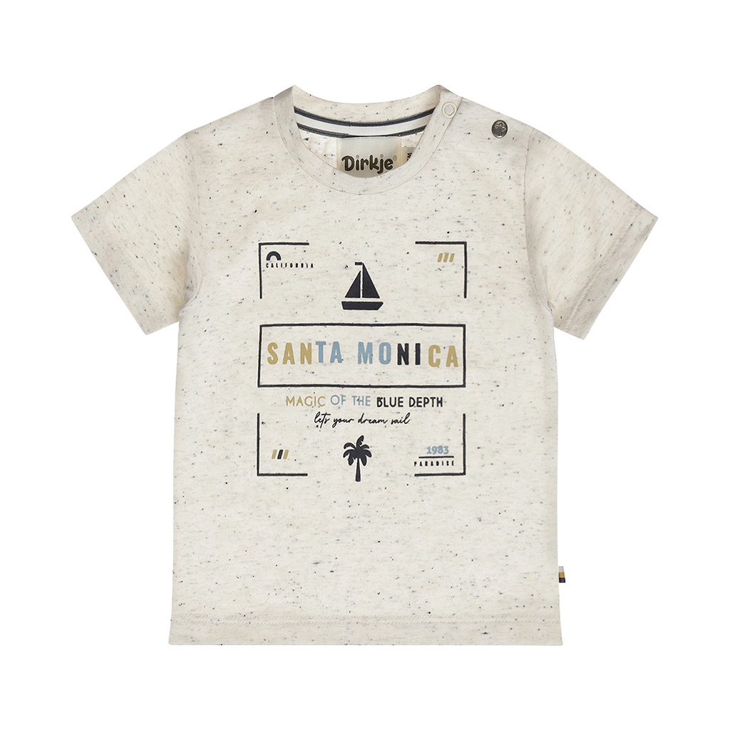Dirkje | T-shirt Boys Paradise Off White