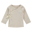 A Tiny Story | T-shirt Uni Overslag Longsleeve Nougat
