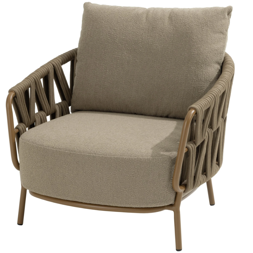 4SO | Tuinstoel Biarritz Living Chair Amber met 2 Kussens