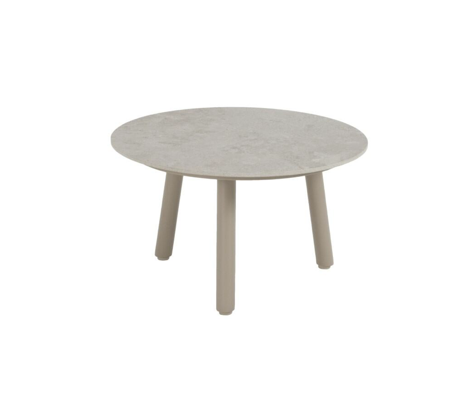 4SO | Tuintafel Salute Coffee Table Ceramic Latte Round Ø60cm H35 