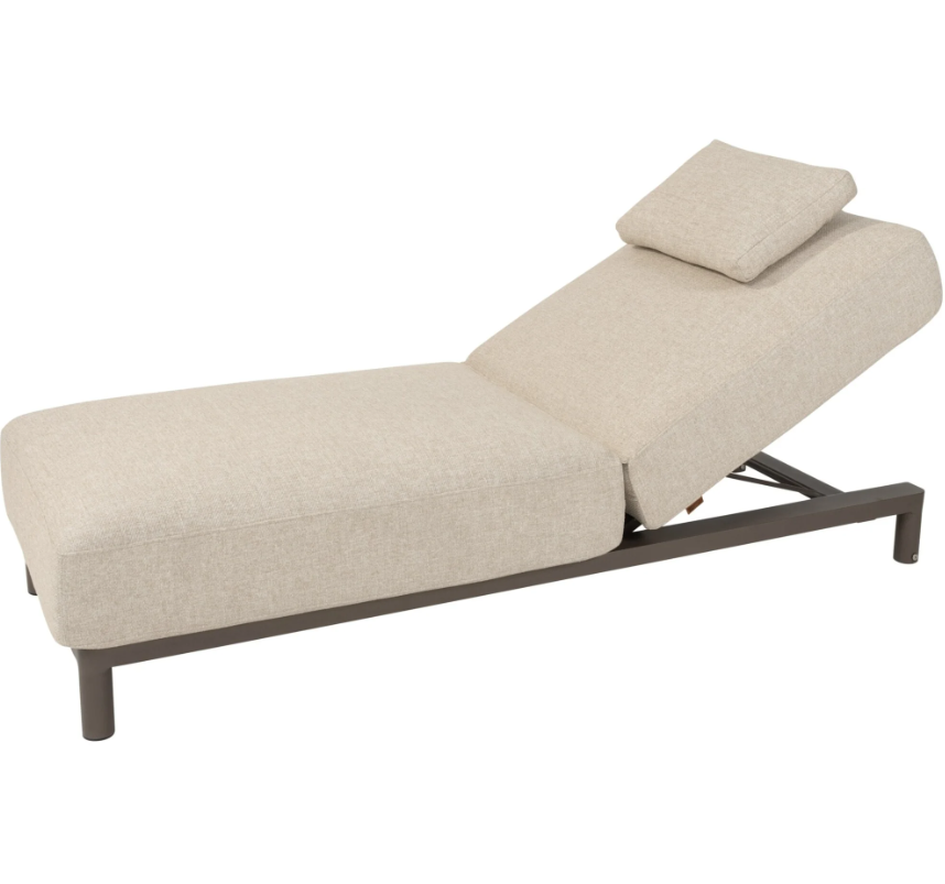 4SO | Ligbed Madeira Sunbed met Kussen en Hoofdsteun Terre 