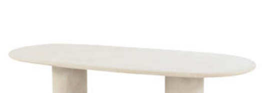 4SO | Tuintafel Hampton Coffee Table Top Mortex Oval 140x65x35cm 