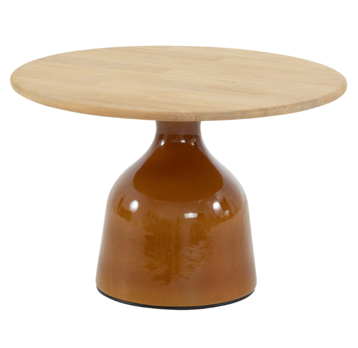 4SO | Tuintafel June Coffee Table Base Caramel High Gloss 60x40cm 