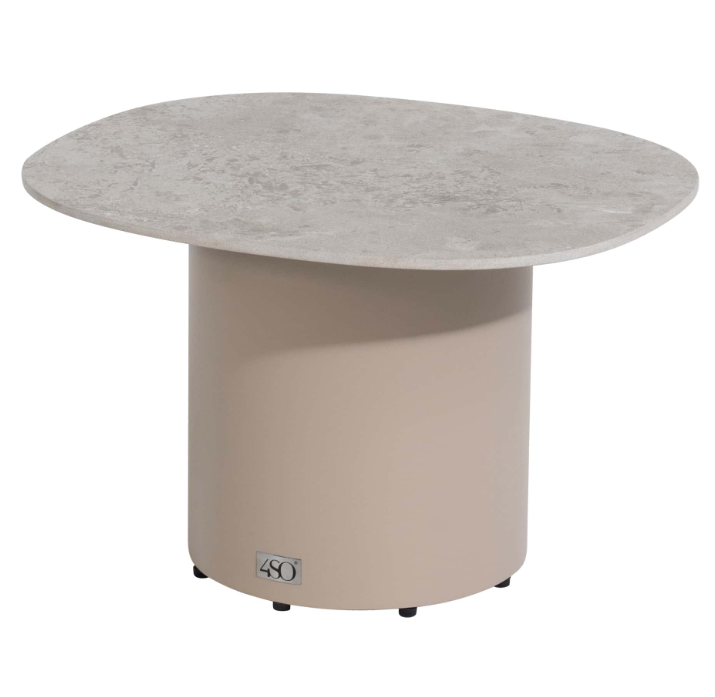 4SO | Tuintafel Sofie Coffee Table Frame Latte 50x60x35cm  