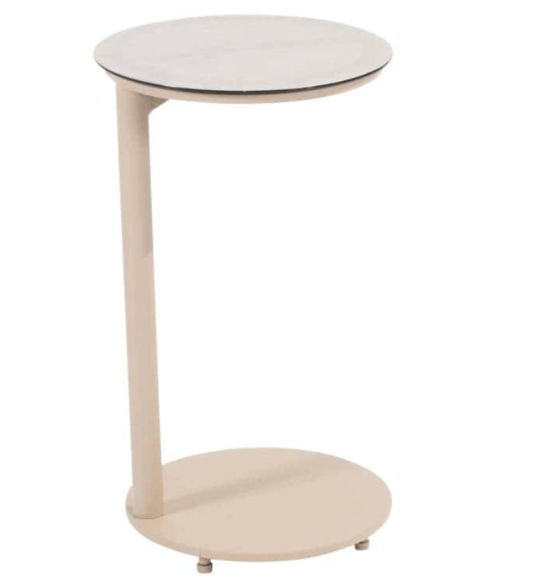 4SO | Tuintafel Vic Support Table Latte Ceramic Print 30x50 