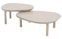 4SO | Tuintafel Monroe Coffee Table Set Latte 65x32h en 80x27h 2-delig