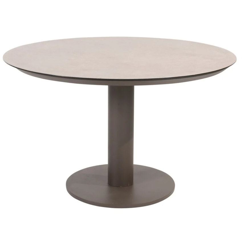 4SO | Tuintafel Sarah Dining Table Printed Ceramic Terre Ø120cm  