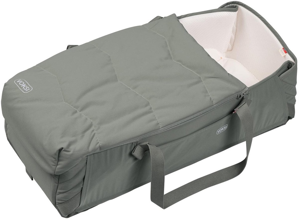Voksi | Babynest Carry Me Meadow Green Cream