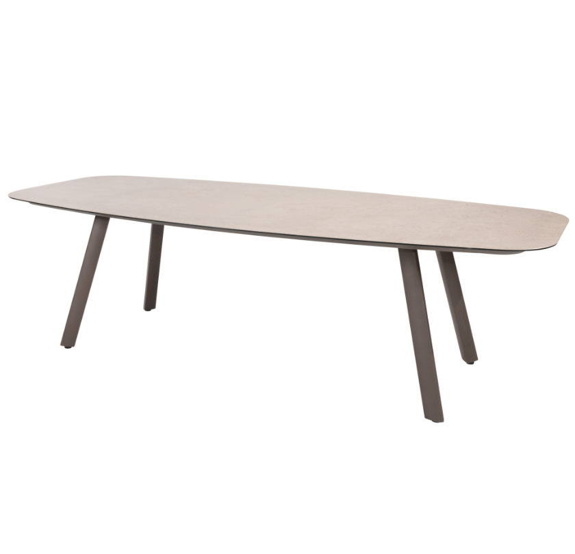 4SO | Tuintafel Manolo Extending Table Terre/Ceramic Travertin 230 - 290 cm Barrel  