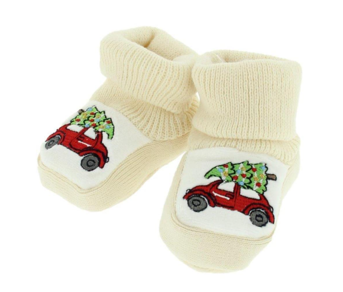 VIB | Schoenen Slofjes Kerst Ecru