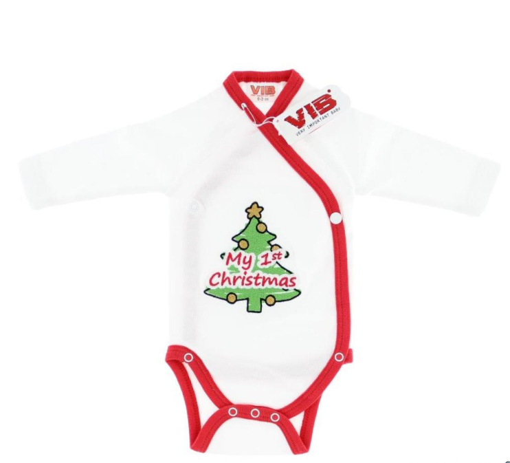 VIB | Body Kerst Mijn 1ste Kerst 0-3M