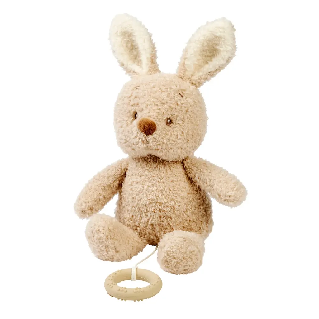 Nattou | Muziektrekker Babykonijn Teddy Beige 25cm