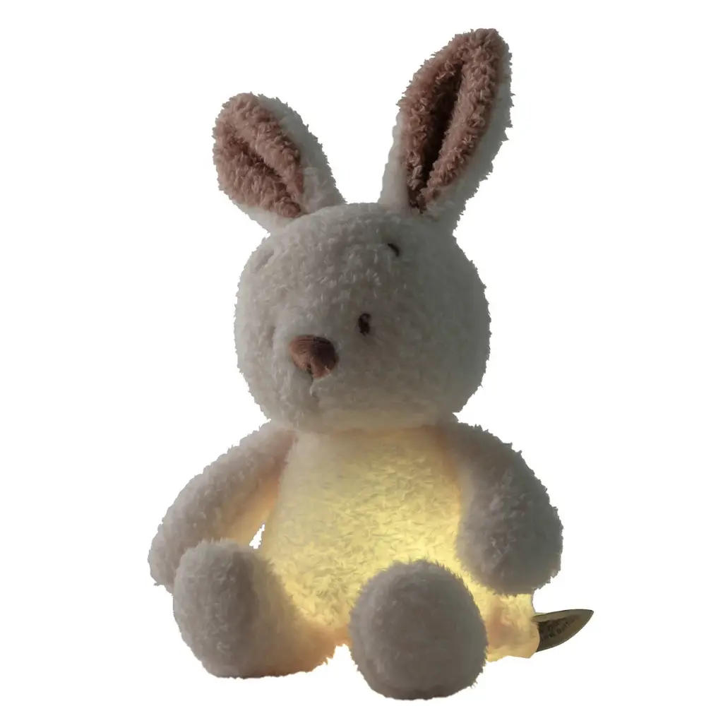 Nattou | Slaapknuffel Teddy Konijn Nachtlamp Vanille 25cm