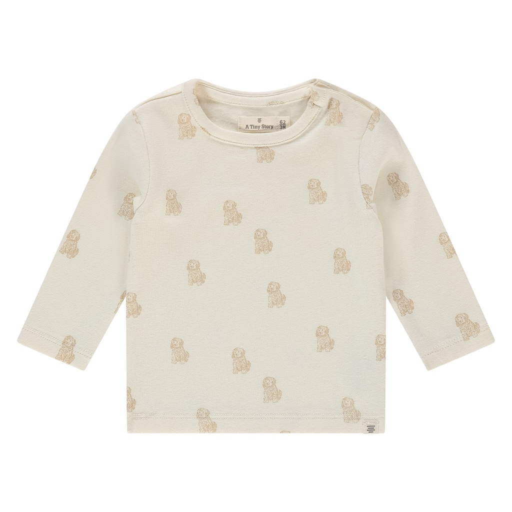 A Tiny Story | T-shirt Uni Longsleeve Ecru