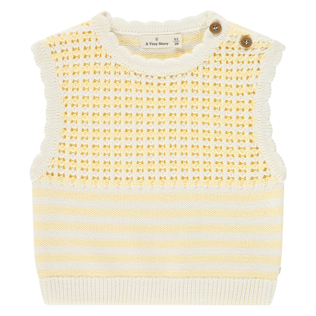 A Tiny Story | T-shirt Girls Sleeveless Buttercup