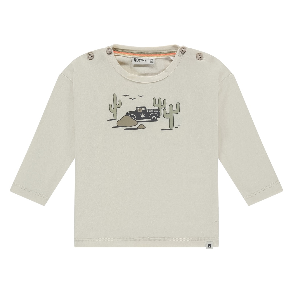 Babyface | T-shirt Boys Longsleeve Off White