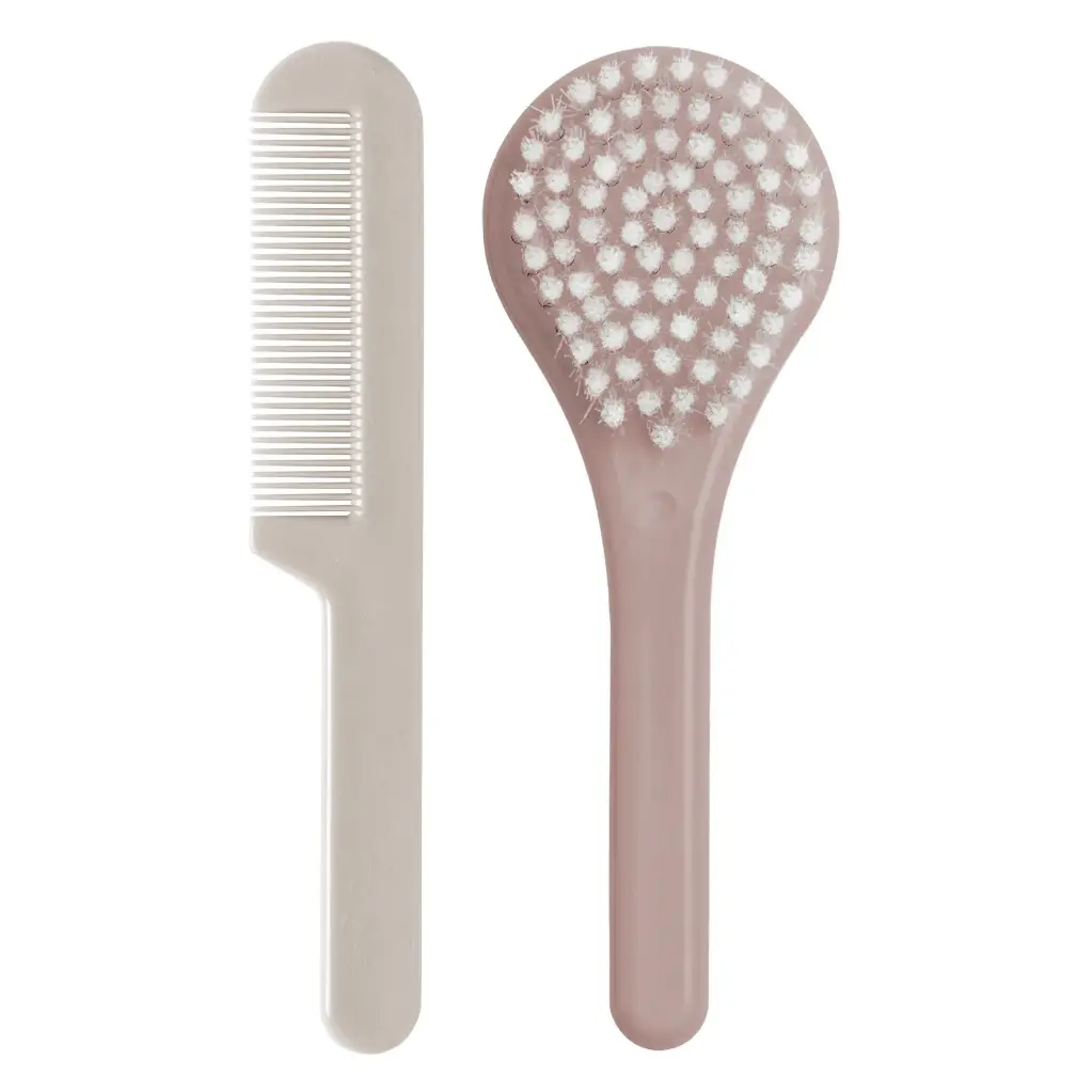 Luma | Borstel en Kam Blush Pink Roze