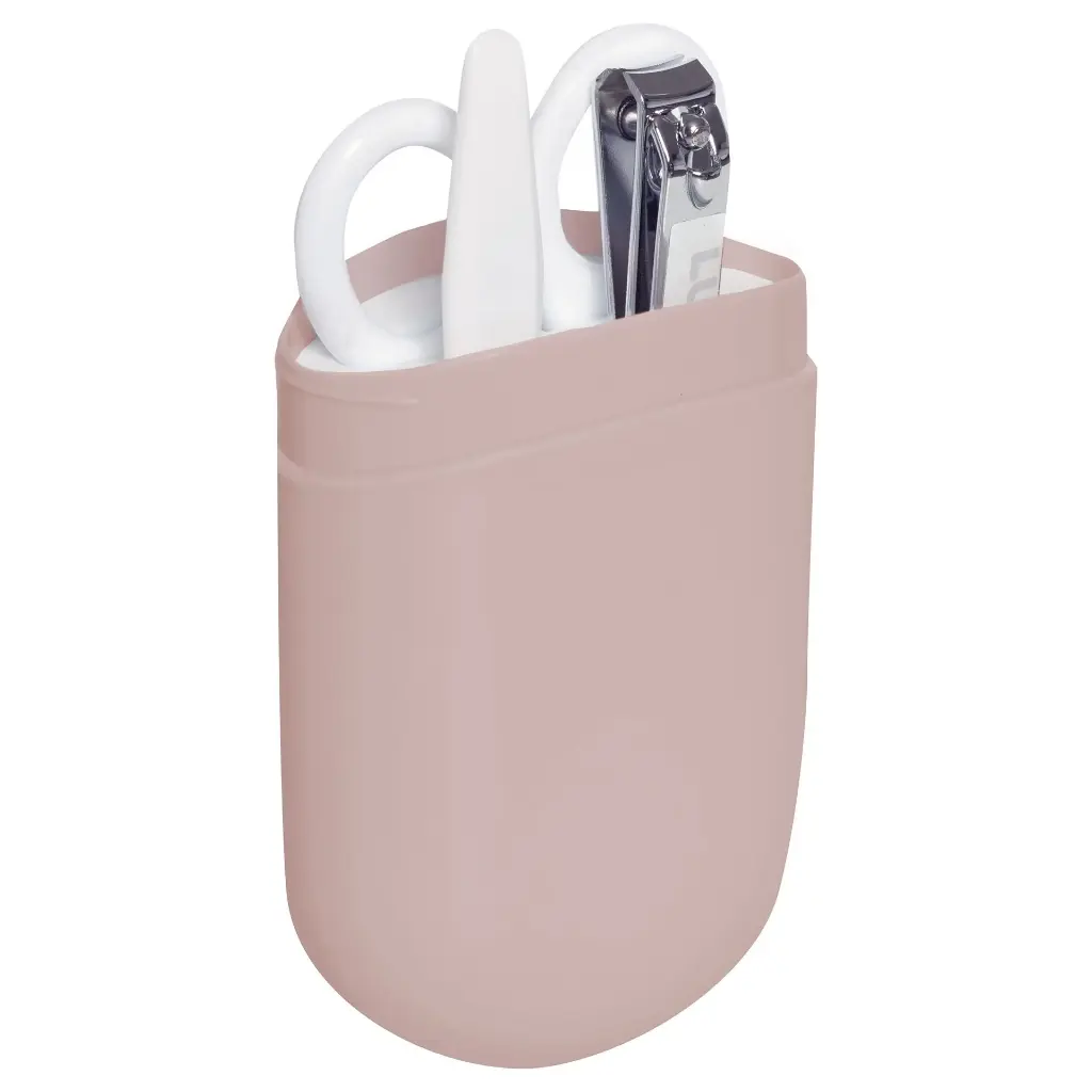 Luma | Manicureset Nagelschaar/Nagelknipper/Nagelvijl Blush Pink Roze