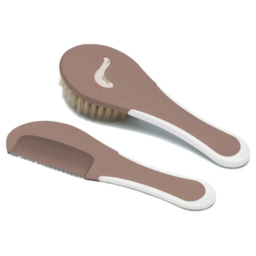 Bebe-Jou | Borstel en Kam Dear Goose Bruin
