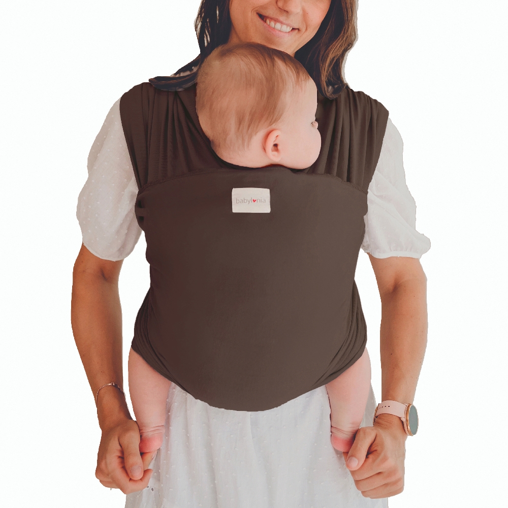 Babylonia | Draagdoek Tricot-Slen Organic Chocolat Fudge