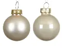 Decoris | Kerstbal Glas Mix Parel Ø3,5cm 16-pack