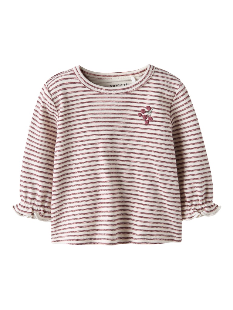 Name it | T-shirt Girls Nbfbripa Longsleeve Oxblood Red
