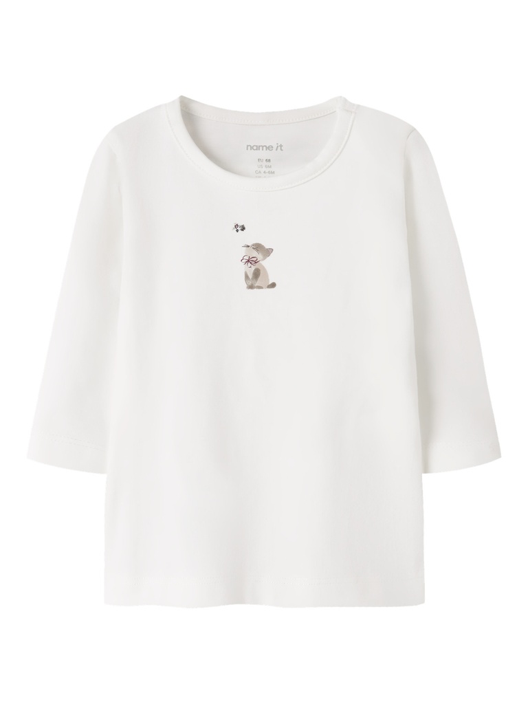 Name it | T-shirt Girls Nbftonia Longsleeve Cloud Dancer