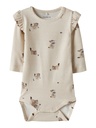 Name it | Body Girls Nbftanny Longsleeve Peyote Melange