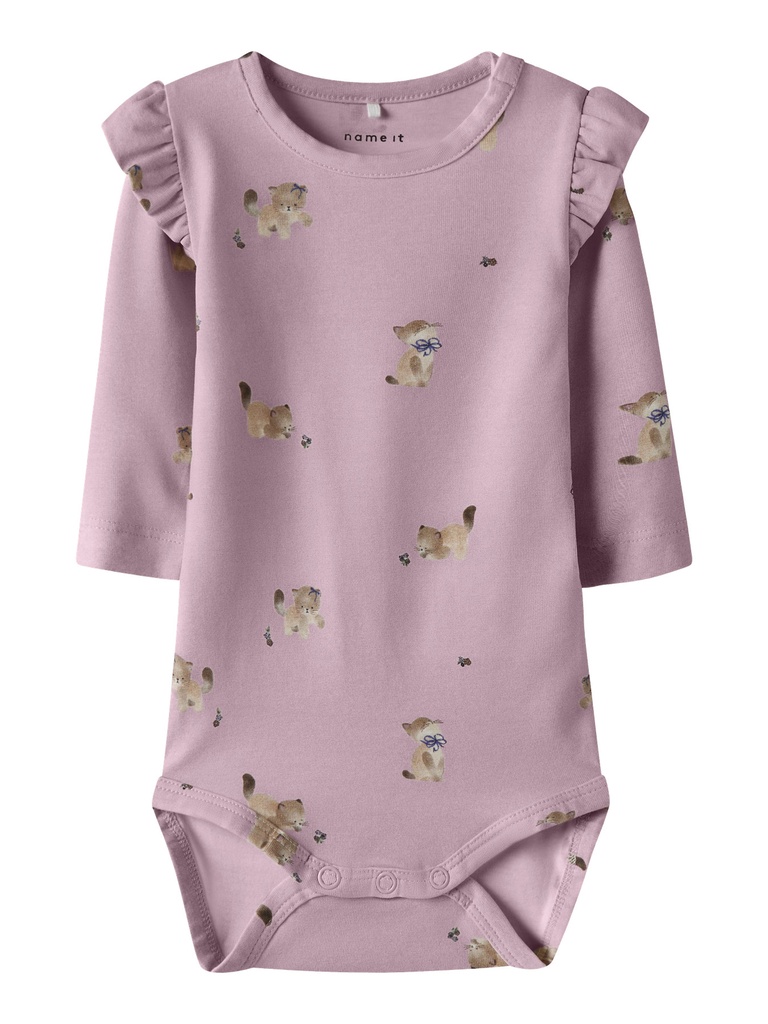 Name it | Body Girls Nbftanny Longsleeve Dawn Pink