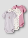 Name it | Body Girls Flower Jet Stream/Lilac Marble/Cashmere Rose 3-pack
