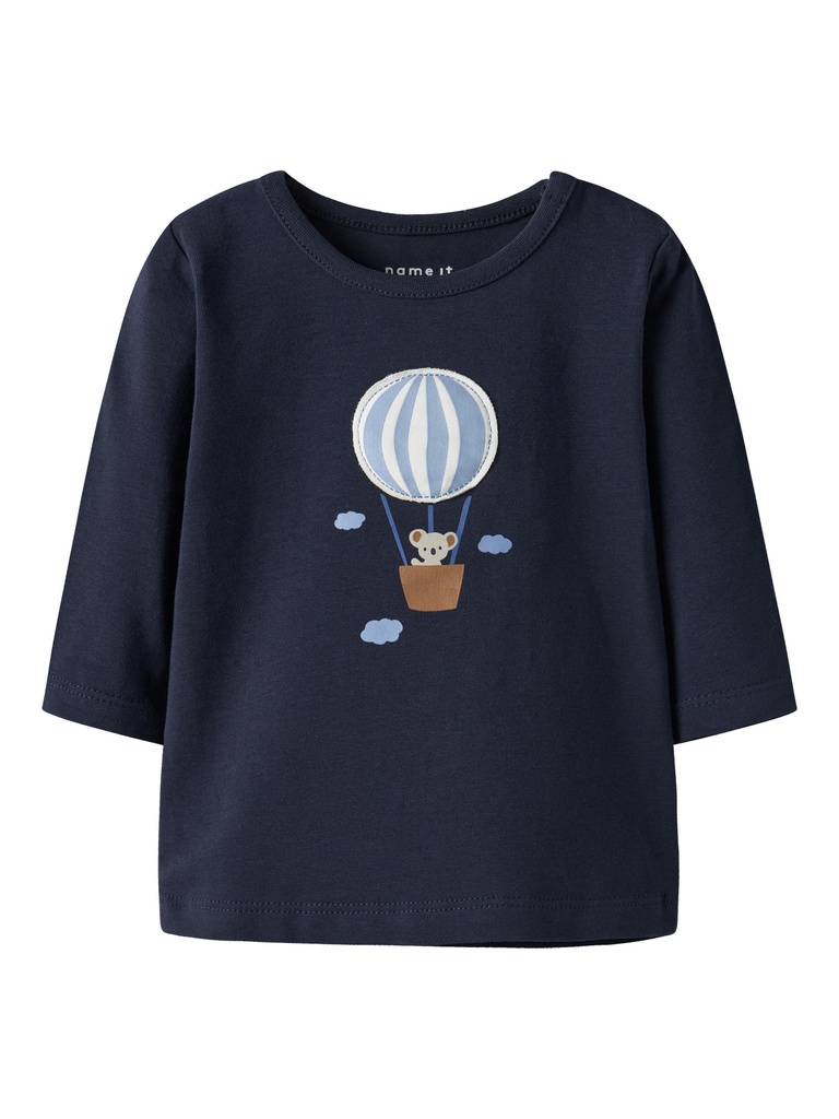 Name it | T-shirt Boys Nbmbent Longsleeve Navy Blazer