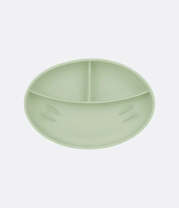 Babymoov | Plat Bord Antislip met Vakverdeling Siliconen Groen