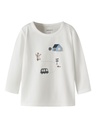 Name it | T-shirt Boys Nbmbent Longsleeve Cloud Dancer