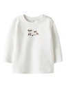 Name it | T-shirt Boys Nbmtiggy Longsleeve Cloud Dancer