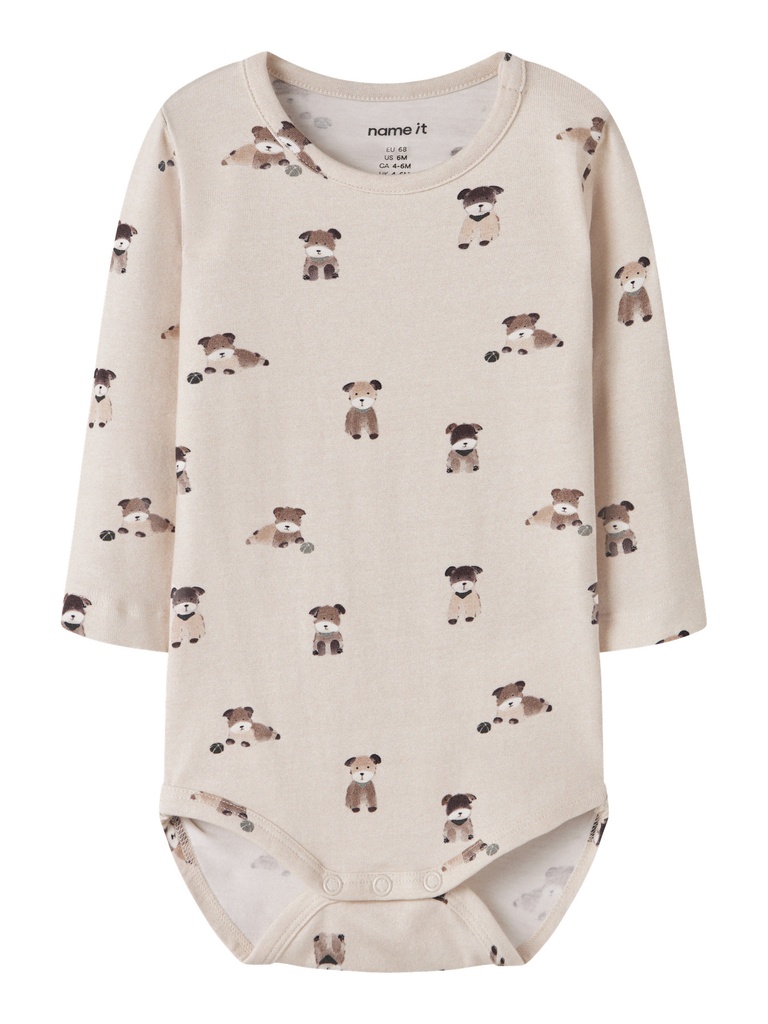 Name it | Body Boys Nbmtusher Longsleeve Peyote Melange