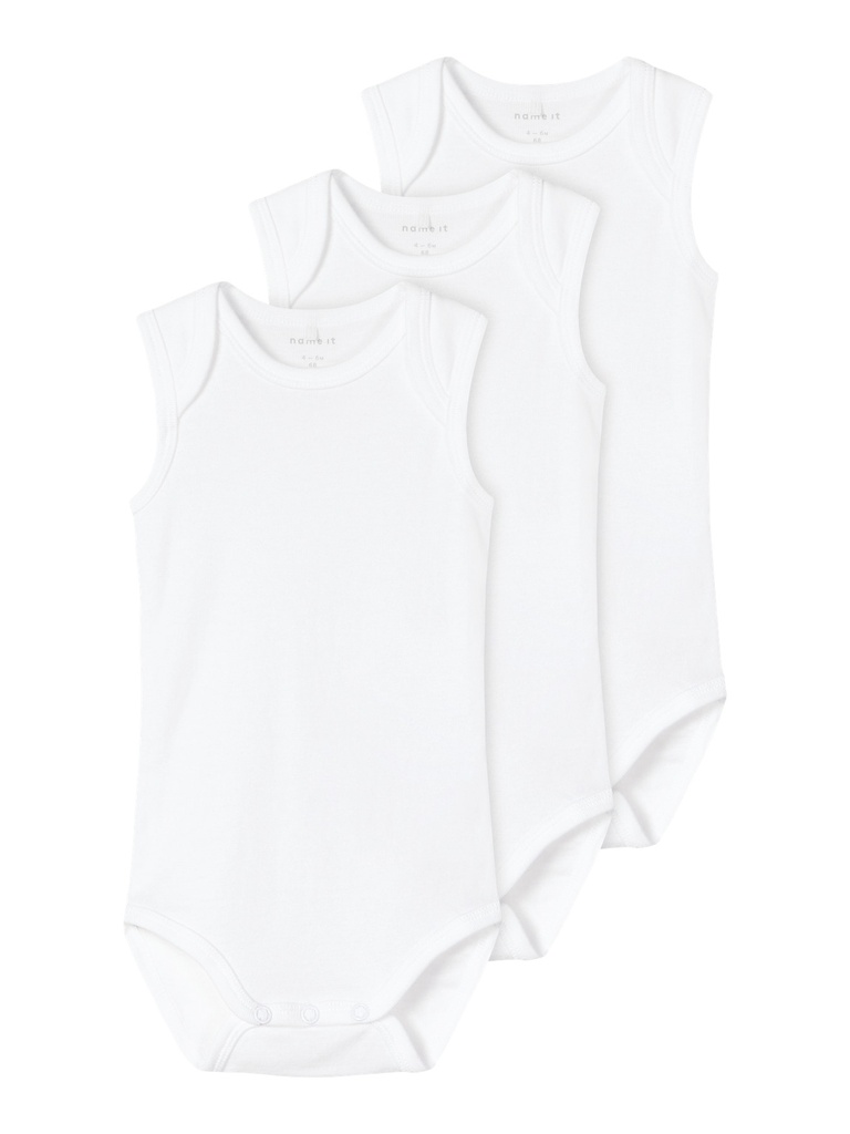 Name it | Body Uni Bright White 3-pack