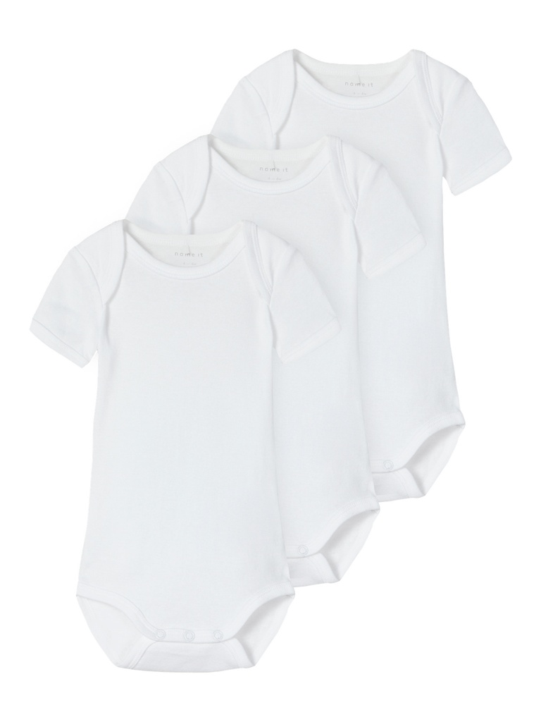 Name it | Body Uni Bright White 3-pack