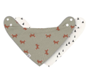 Laessig | Spuugdoekje Little Forest Fox Jersey Drukknopensluiting 2-pack