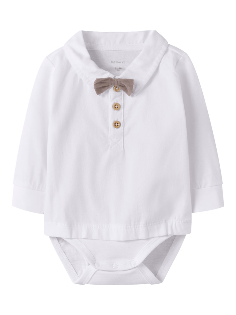 Name it | Body Boys Nbmnoller Longsleeve Bright White