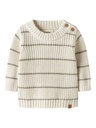 Lil'Atelier | Pull Boys Nbmemlen Stripes Coconut Milk