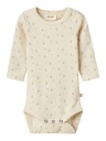 Lil'Atelier | Body Girls Nbmgago Flower Longsleeve Turtledove