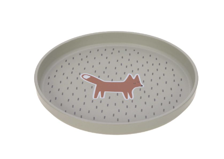 Laessig | Plat Bord Little Forest Fox Vos PP/Cellulose Groen
