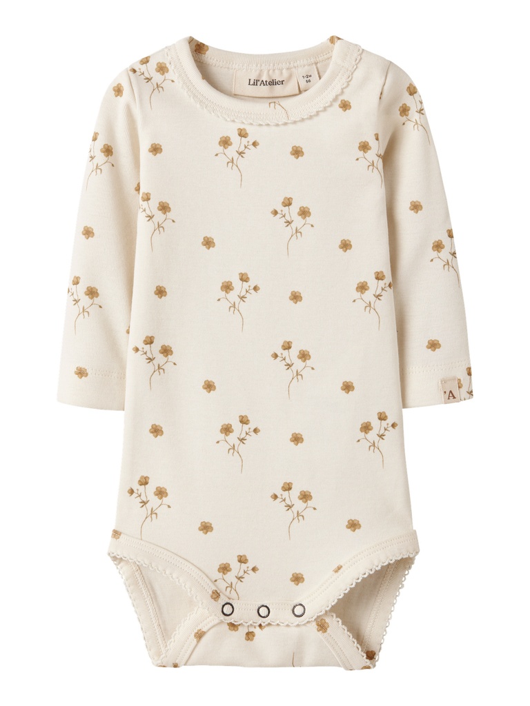 Lil'Atelier | Body Nbflayo Longsleeve Flower Coconut Milk