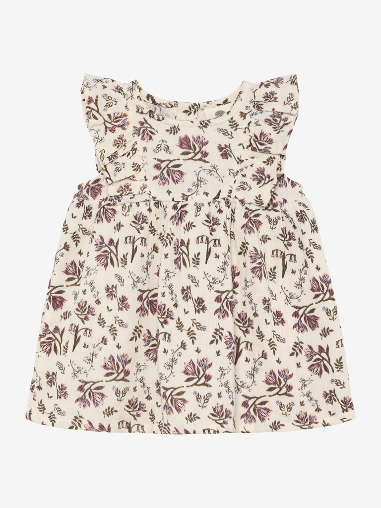 Enfant | Jurk Girls Floral Eggnog