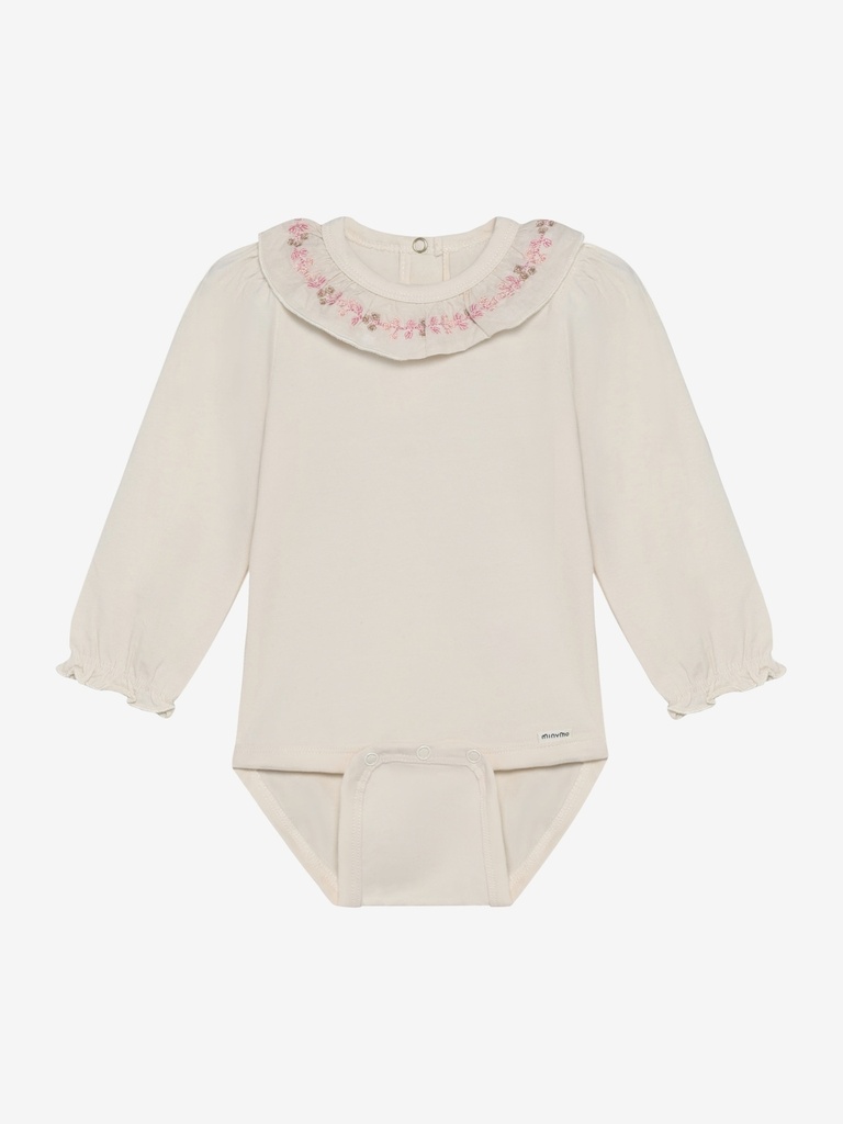 Minymo | Body Girls Longsleeve White Swan