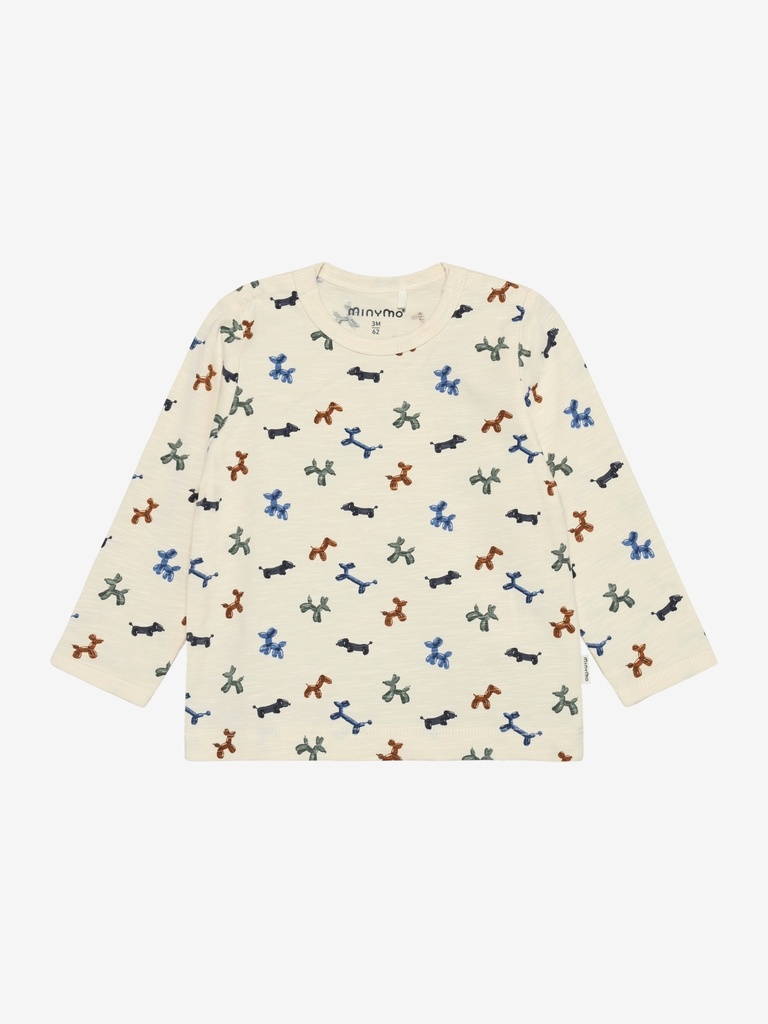 Minymo | T-shirt Boys Longsleeve White Swan