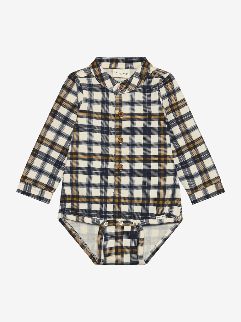 Minymo | Body Boys Longsleeve White Swan