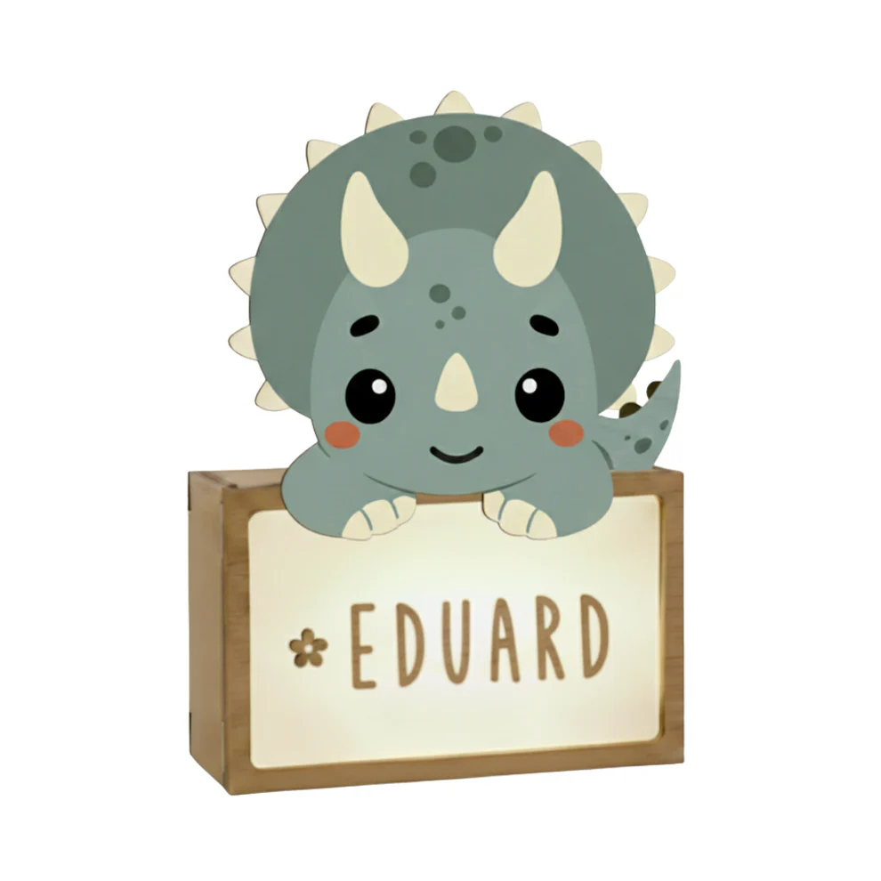 Vintiun | Lamp Neushoorn Led incl. Zelfklevende Letters